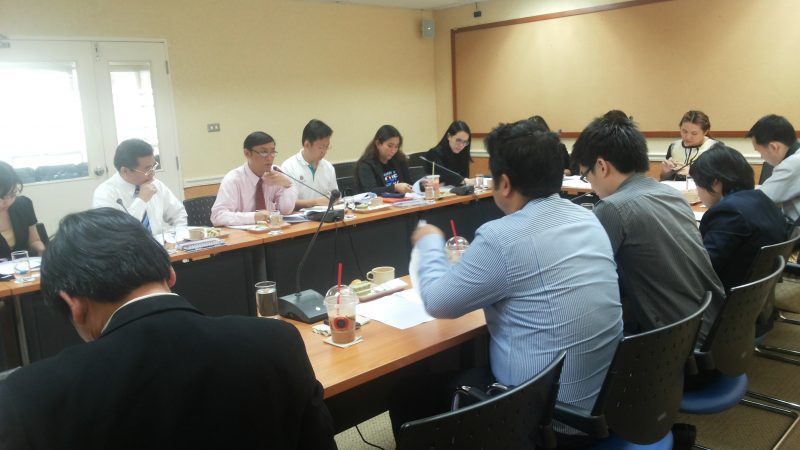 การประชุมคณะกรรมการการจัดประกวดโครงการนักศึกษา IT ที่มีคุณธรรม จริยธรรมดีเด่น ประจำปีการศึกษา 2556